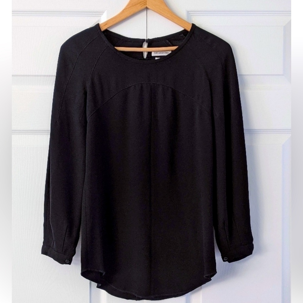Isabel Marant Black Fitted Peephole Blouse | 36